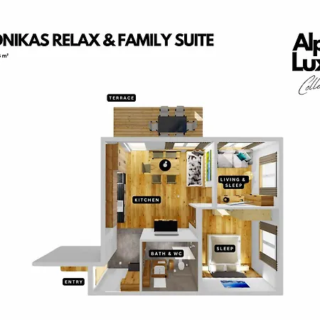 Veronikas Relax & Family - Alpenluxus Collection شقة *